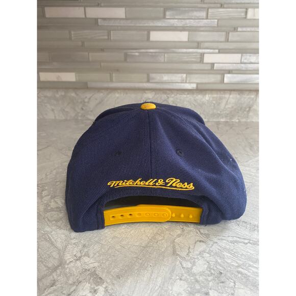 Indiana Pacers Mitchell & Ness NBA Basketball Snapback Hat - Picture 5 of 9